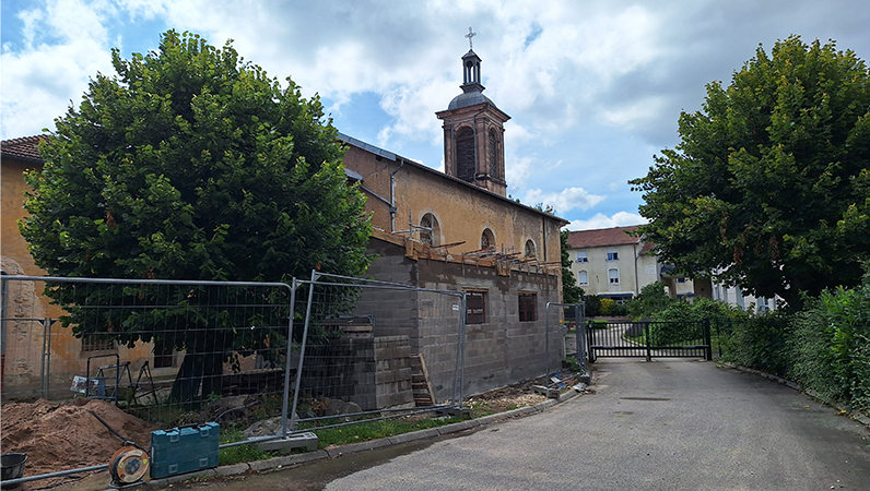 Des travaux pour le service logistique du Centre Hospitalier de Lunéville