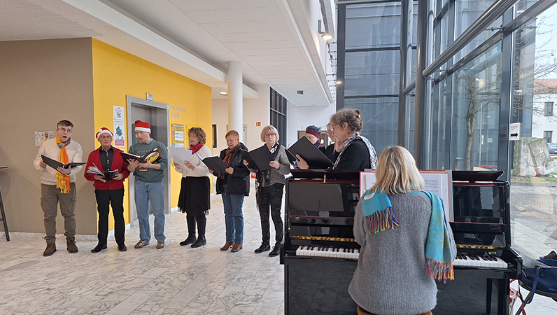 Concert de l’École de Musique de Lunéville dans le Hall du Centre Hospitalier de Lunéville