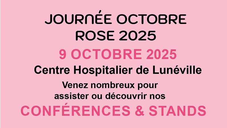 Journée Octobre Rose au Centre Hospitalier de Lunéville