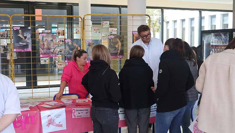 Octobre Rose au Centre Hospitalier de Lunéville