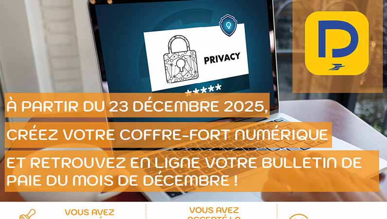 À partir du 23 décembre, créez votre coffre-fort numérique !