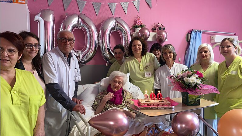 Madame ARNOULD fête ses 100 ans