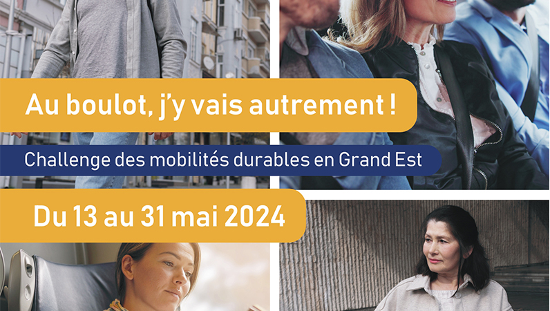 Au boulot, j&rsquo;y vais autrement : Le défi des mobilités durables en Grand Est est de retour !