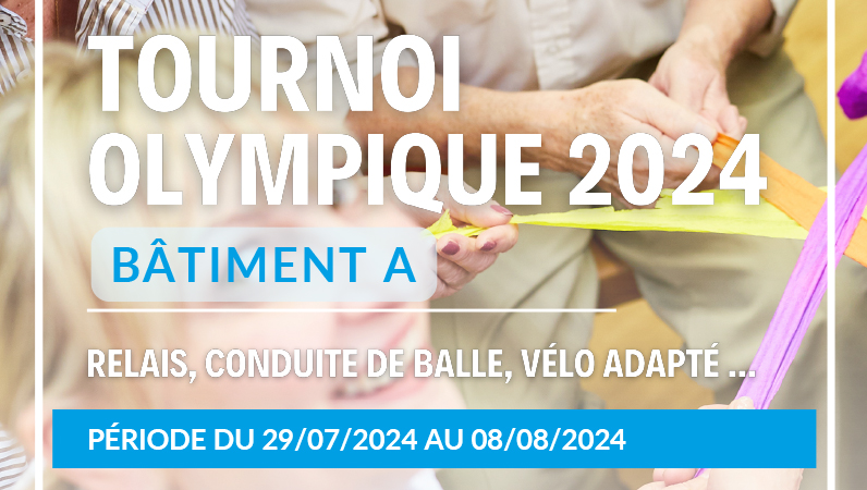 Jeux Olympiques dans le Bâtiment A du Centre Hospitalier de Saint-Nicolas-de-Port
